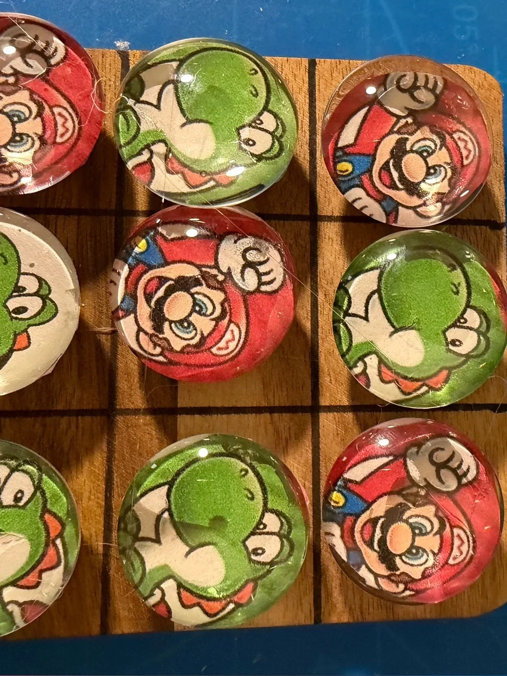 Magnetic tic tac toe